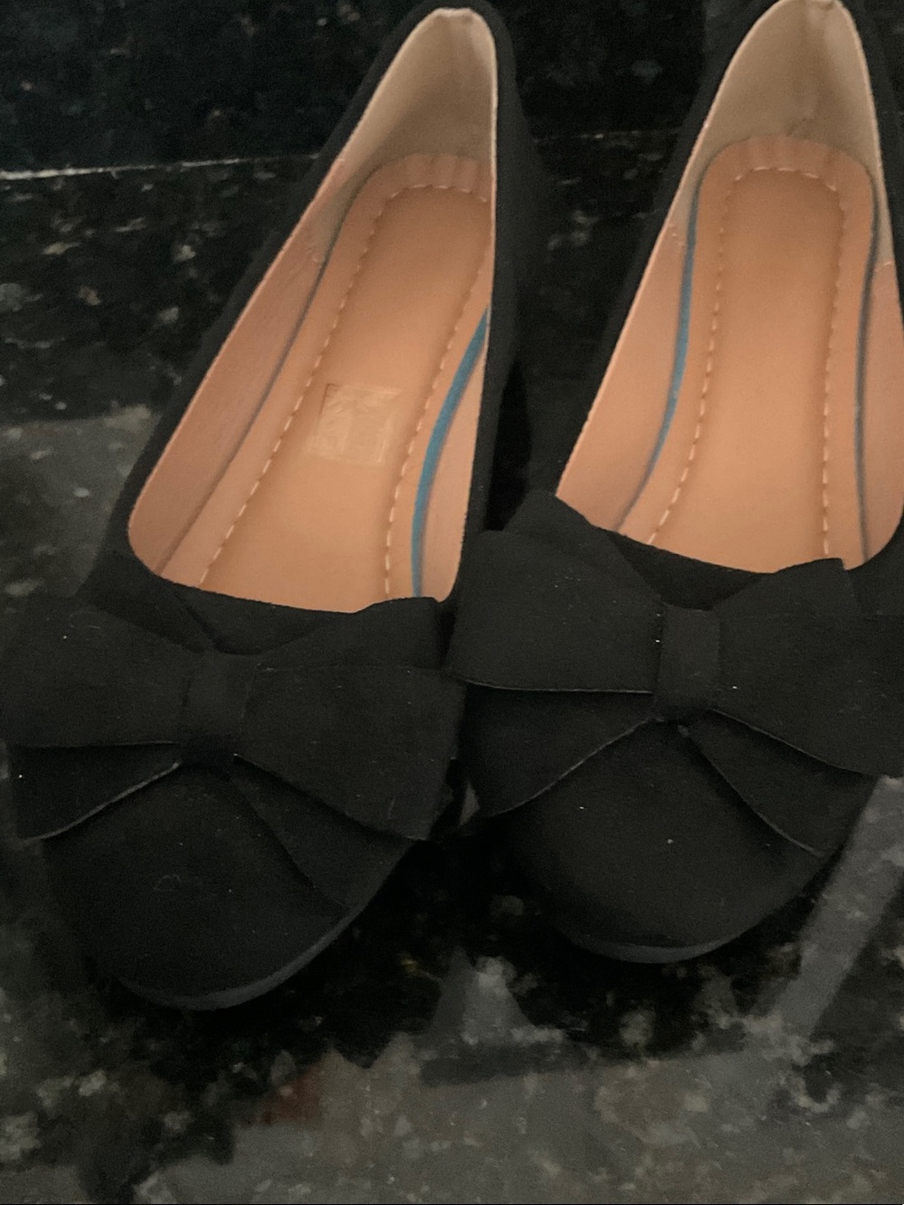 Love  new Black Bow Ballet Flats
